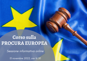 Sessione informativa – Corso sulla Procura Europea